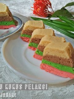 Foto resep Bolu Kukus Pelangi