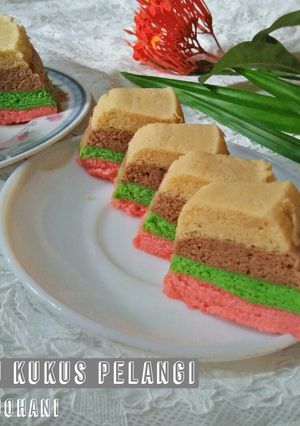 Foto resep Bolu Kukus Pelangi