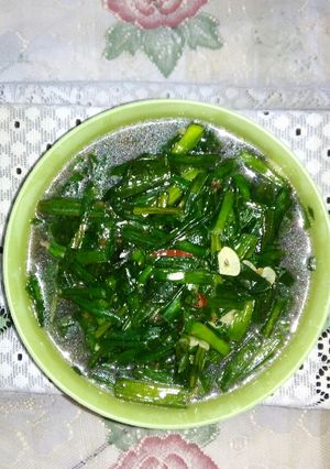 Foto resep Tumis Daun Genjer Terasi