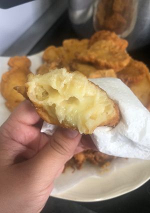Una foto de Tortillita paraguaya con abundante queso 🧀