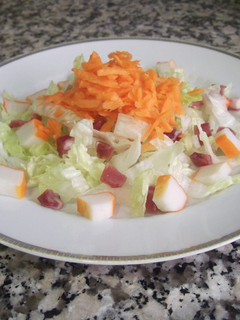 Una foto de Ensalada con aliño chino