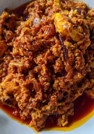 Gambar Sambal telur pecah