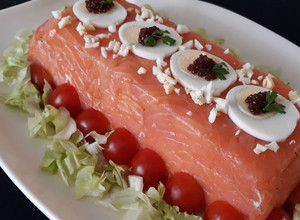 Foto principal de Pastel frío de salmón ahumado