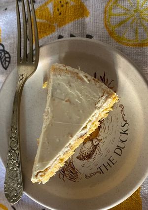 Una foto de Pastel de zanahoria