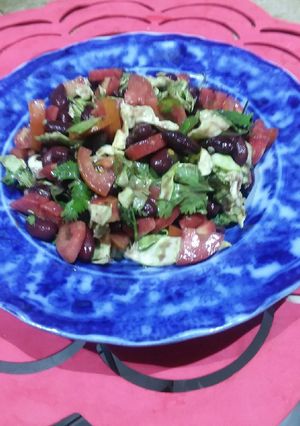 A picture of Red bean salad.