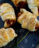 Mini Folhado de Alheira com Maçã