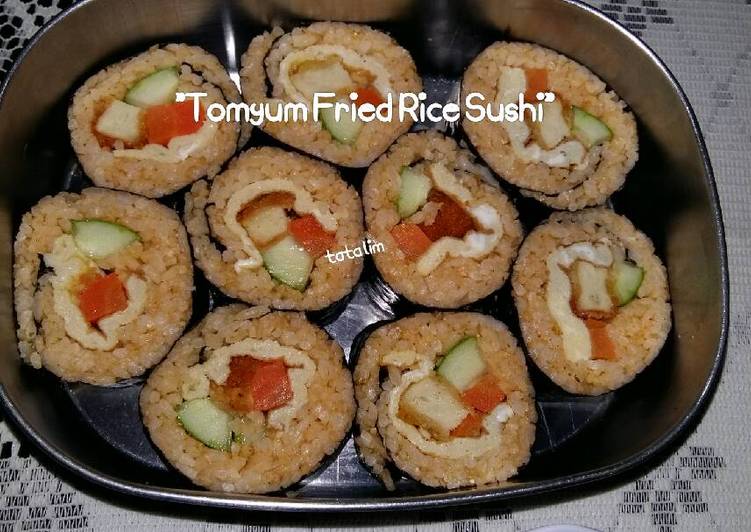 Tomyum Fried Rice Sushi