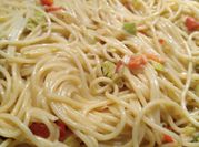 Una foto de pasta leche de coco
