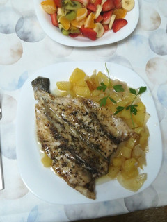 Una foto de Pescado con patatas