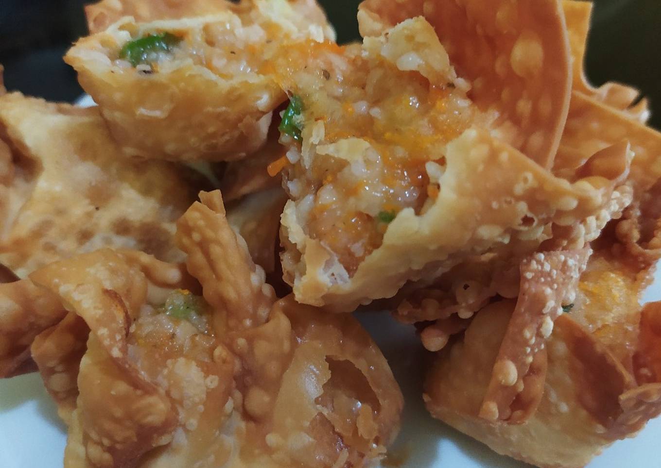 Pangsit Goreng Nasi Sisa