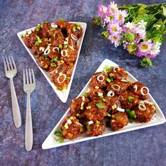 A picture of Cabbage Manchurian Dry.
