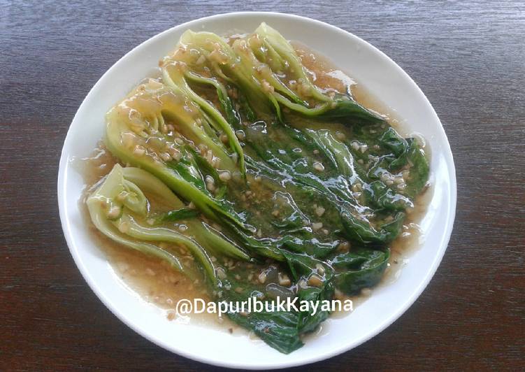 174 Pakcoy Tumis Bawang Putih