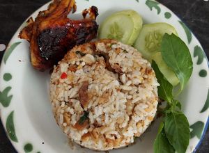 Foto resep Nasi tutug oncom (pakai tempe)