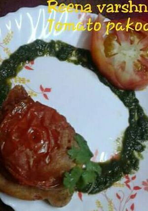 A picture of Tomato pakoda.
