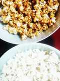 Canchita dulce a la vainilla y canchita salada