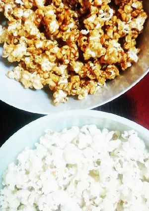Una foto de Canchita dulce a la vainilla y canchita salada