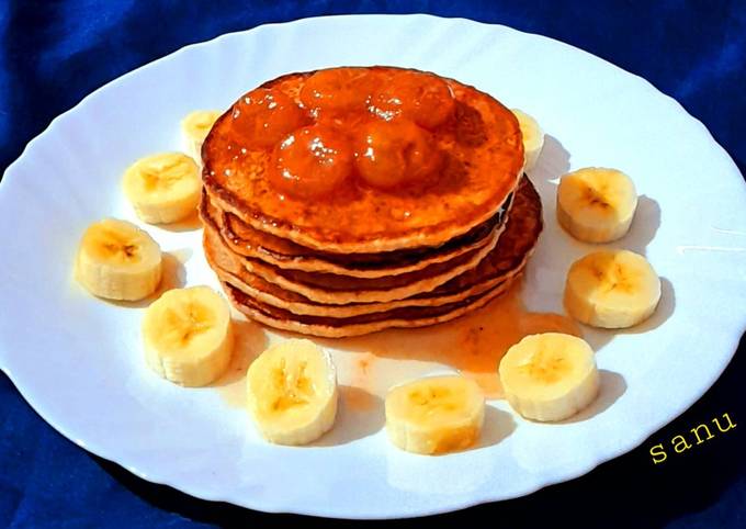 Banana Oats Pancake with Caramelized Banana Recipe – Pancake Panda