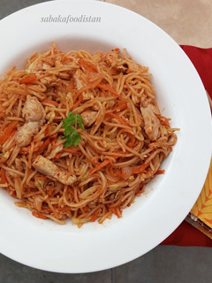 A picture of Spicy Chicken Spaghetti🍜🇦🇺.