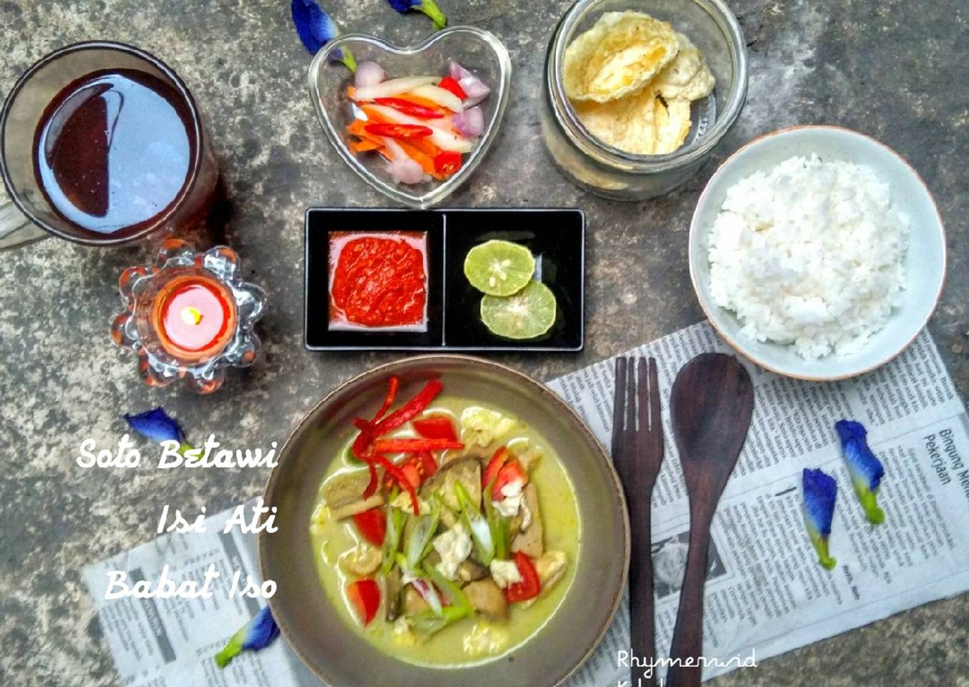 Soto Betawi Isi Ati Babat Iso