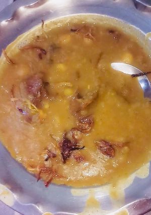 A picture of Mutton Haleem.