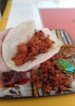 Una foto de Tofu al pastor