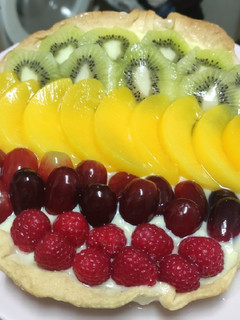 Una foto de Tartaleta de frutas y crema pastelera súper rápida