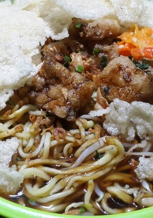 Foto resep Mie kopyok (Mie Lontong) khas semarang