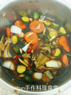 醬醃蔬菜(哈韓風) 的食譜成品照片