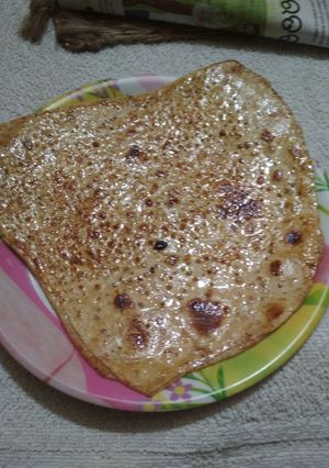 A picture of Chini kI roti/ paratha.