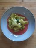 #638 Mezzi rigatoni con zucchine e stracchino🥒🥒🧀🌿