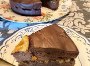 Una foto de tarta chocolate fondant