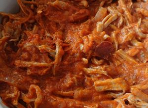 Una foto de Tinga de carne de cerdo