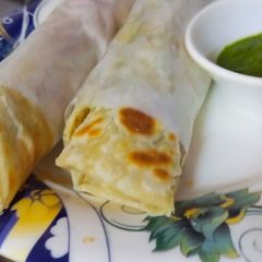 A picture of Chicken Roll Paratha🌯.
