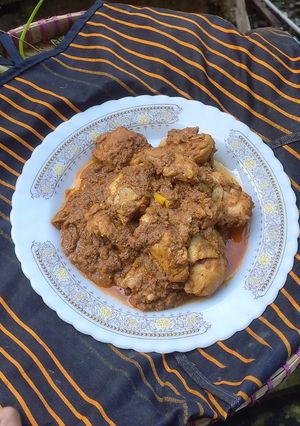 Foto resep Ayam Lengkuas Rendang (dengan bumbu giling)