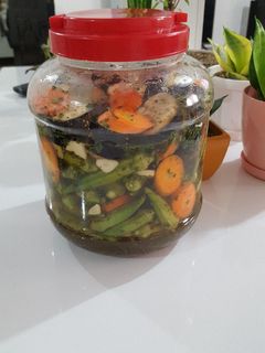 عکسی از دستور ترشی بامیه