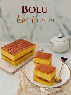 Foto resep Bolu Lapis Nanas