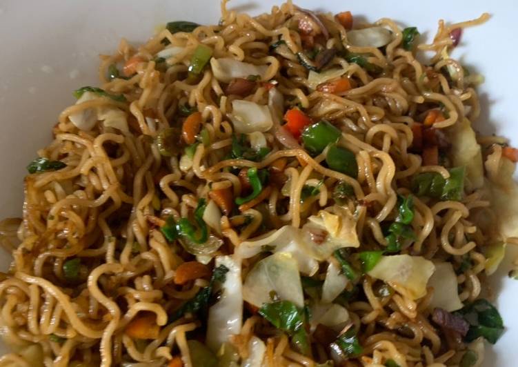 Recipe of Ultimate Vegetable stir fry indomie