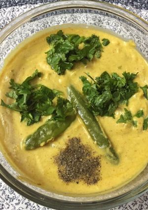 A picture of Hare Choliye Ki Kadhi.
