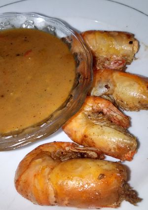 Foto resep Udang goreng saus tiram pedas