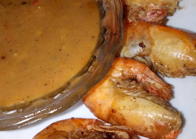 Langkah Mudah untuk Menyiapkan Udang goreng saus tiram pedas Anti Gagal