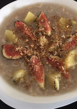 A picture of Oats brekkie.