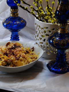 عکسی از دستور آلبالو پلو
