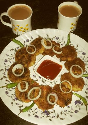 A picture of Upma cutlets.