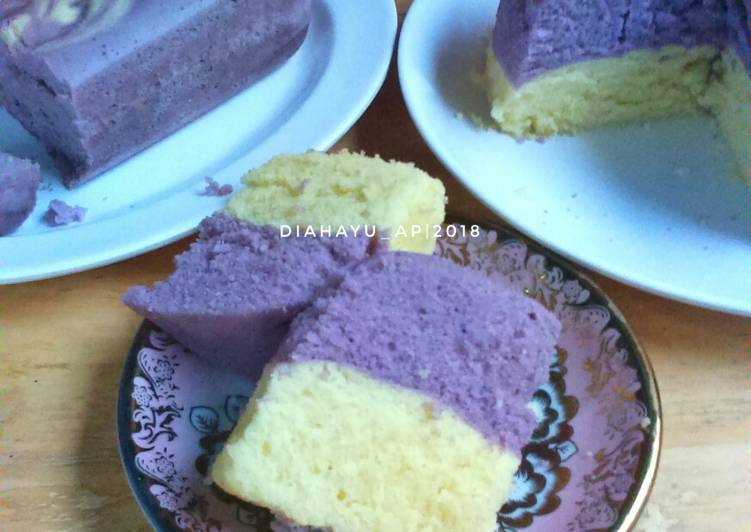 Bolu lapis taro kukus