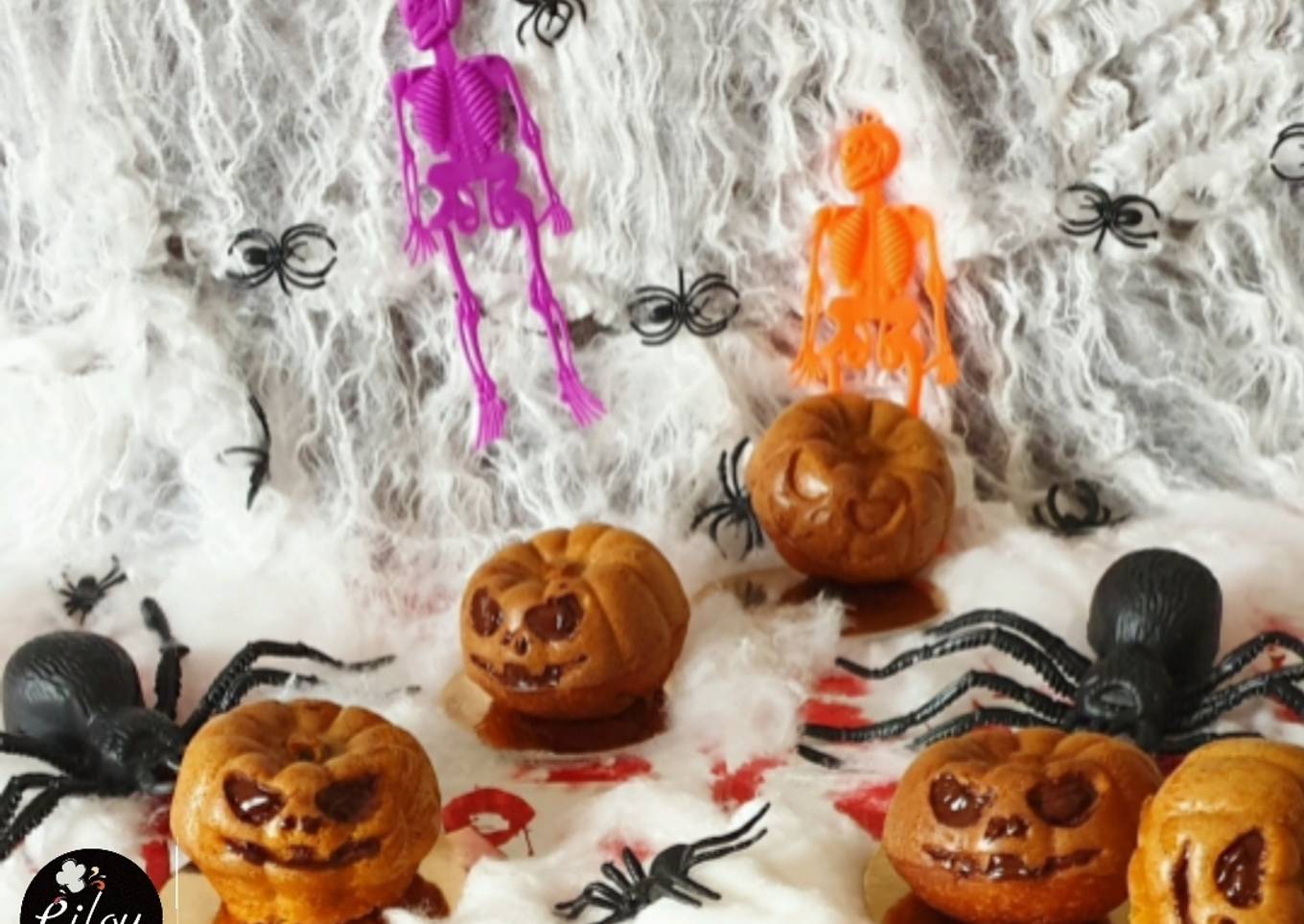 Moelleux citrouilles au potimarron (recette sucrée)