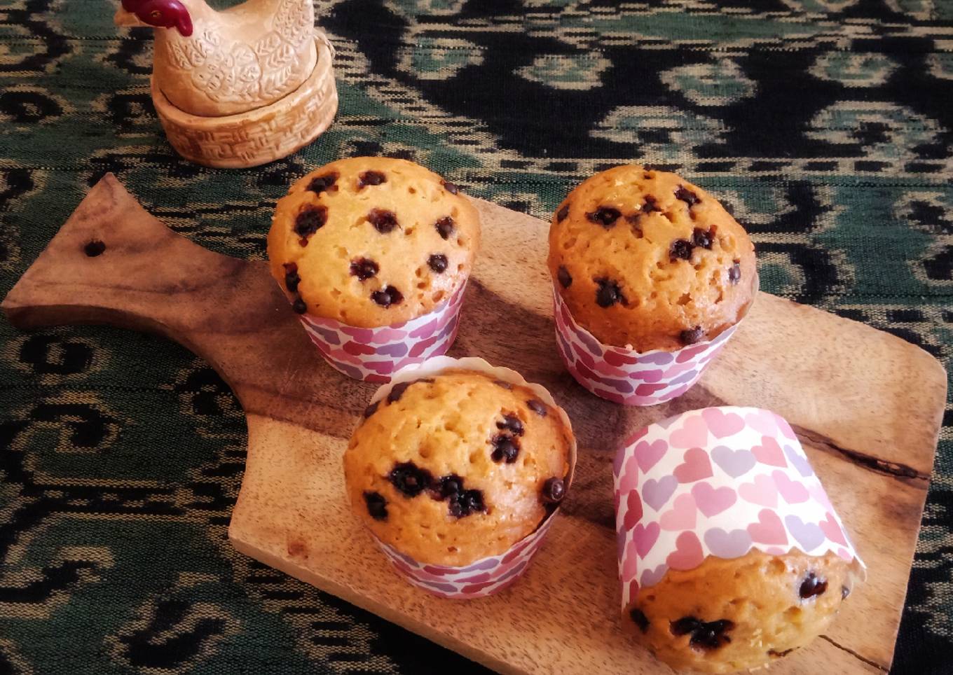 Bagaimana Membuat Vanilla Choco Muffin [ Takaran Sendok dan No Mixer ]
yang Sempurna