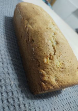 Una foto de Budín de pera y manzana 🍎🍐