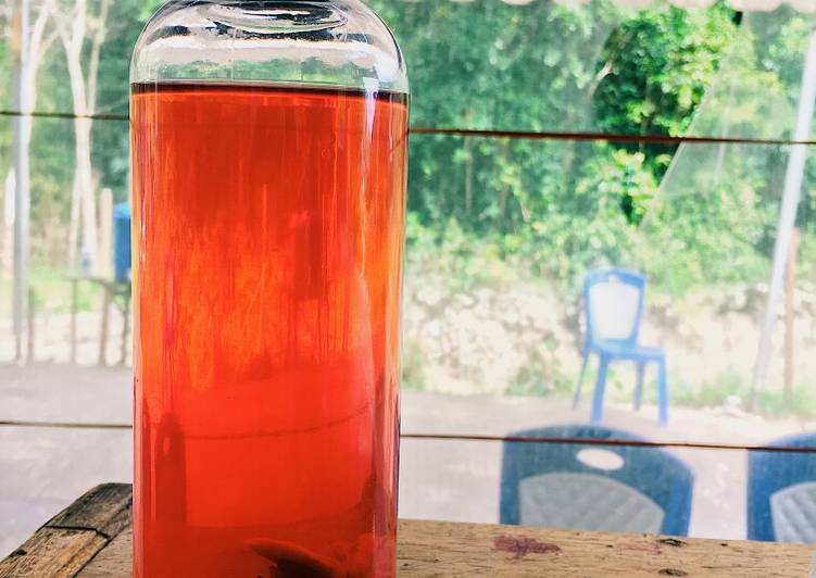 Cara membuat Infused Water Rosela  Anti Gagal