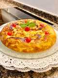 Pastel de manzana en 15’ sin horno, sin gluten (Apple pie in 15’ without oven, gluten-free)