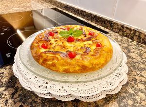 Foto principal de Pastel de manzana en 15’ sin horno, sin gluten (Apple pie in 15’ without oven, gluten-free)